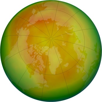 Arctic ozone map for 1982-05